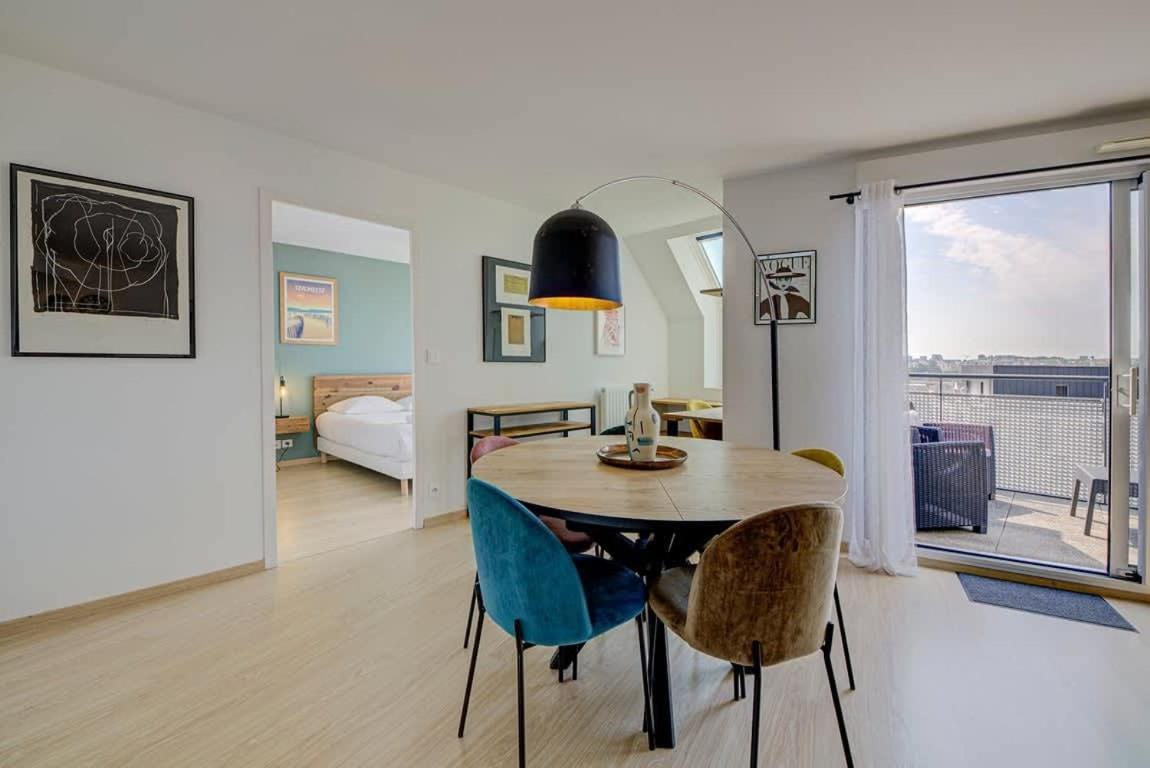Le Maginot, T4 De Standing, Terrasse Et Parking Apartamento Rennes Exterior foto