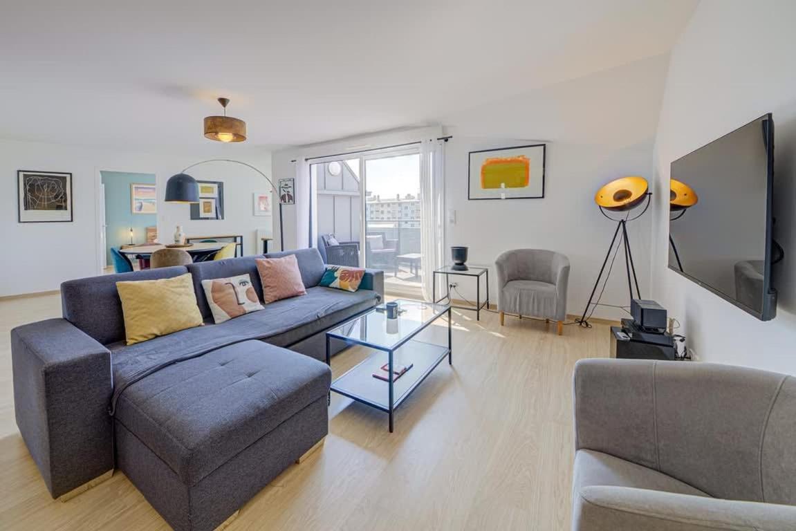 Le Maginot, T4 De Standing, Terrasse Et Parking Apartamento Rennes Exterior foto