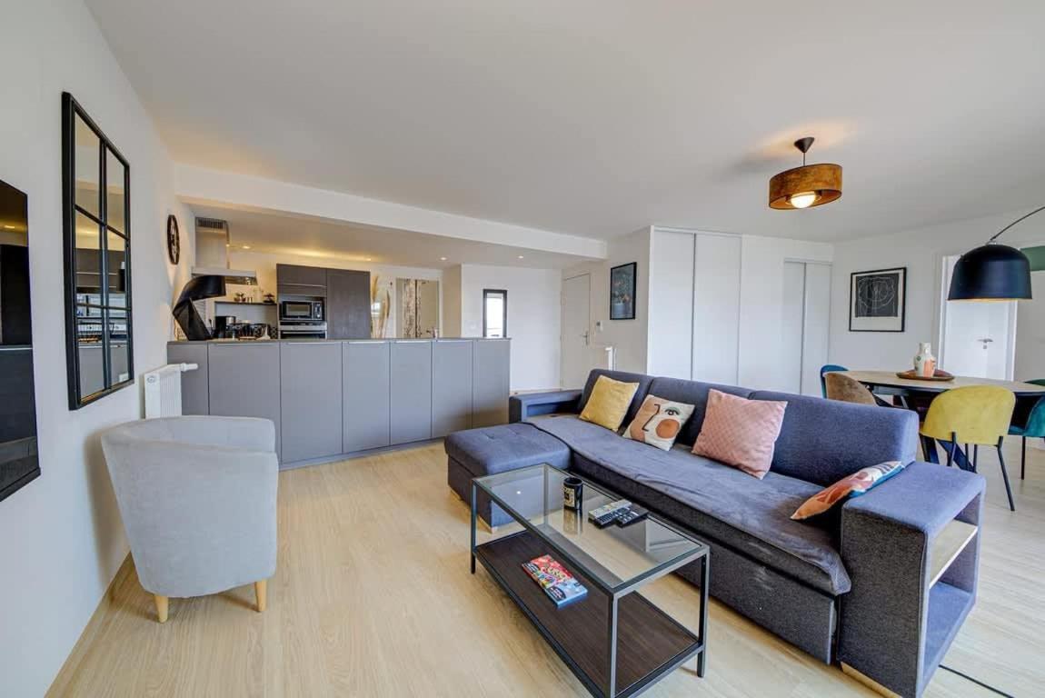 Le Maginot, T4 De Standing, Terrasse Et Parking Apartamento Rennes Exterior foto